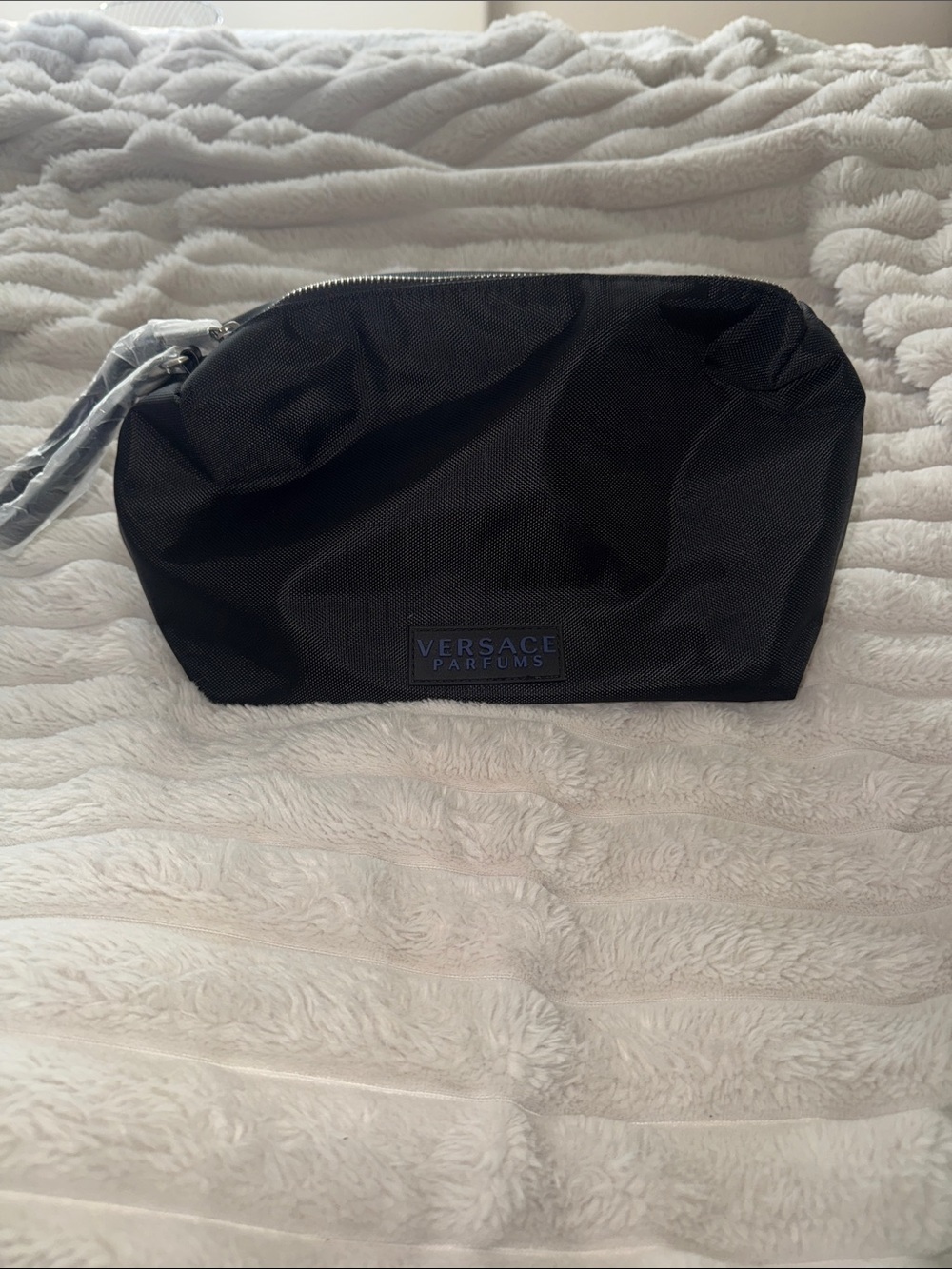 Versace Perfumes Black Toiletry Pouch